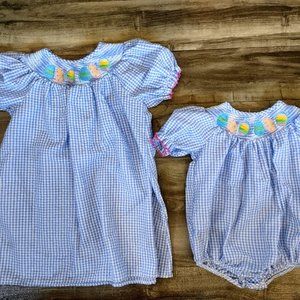 Matching sister Easter set